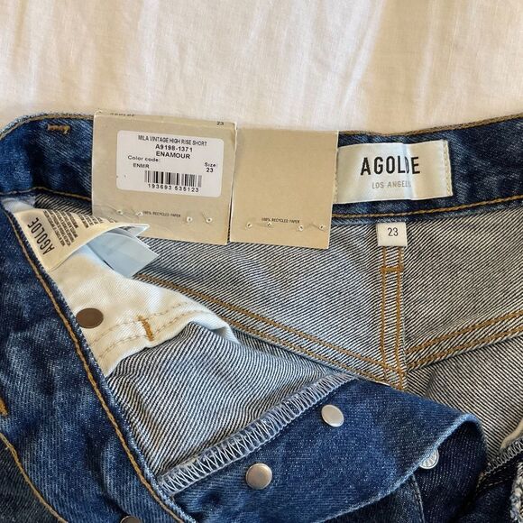 BNWT Agolde Mila Jean Short - Picture 4 of 12
